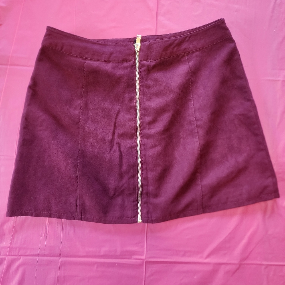 H&M Divided mini skirt, dark purple